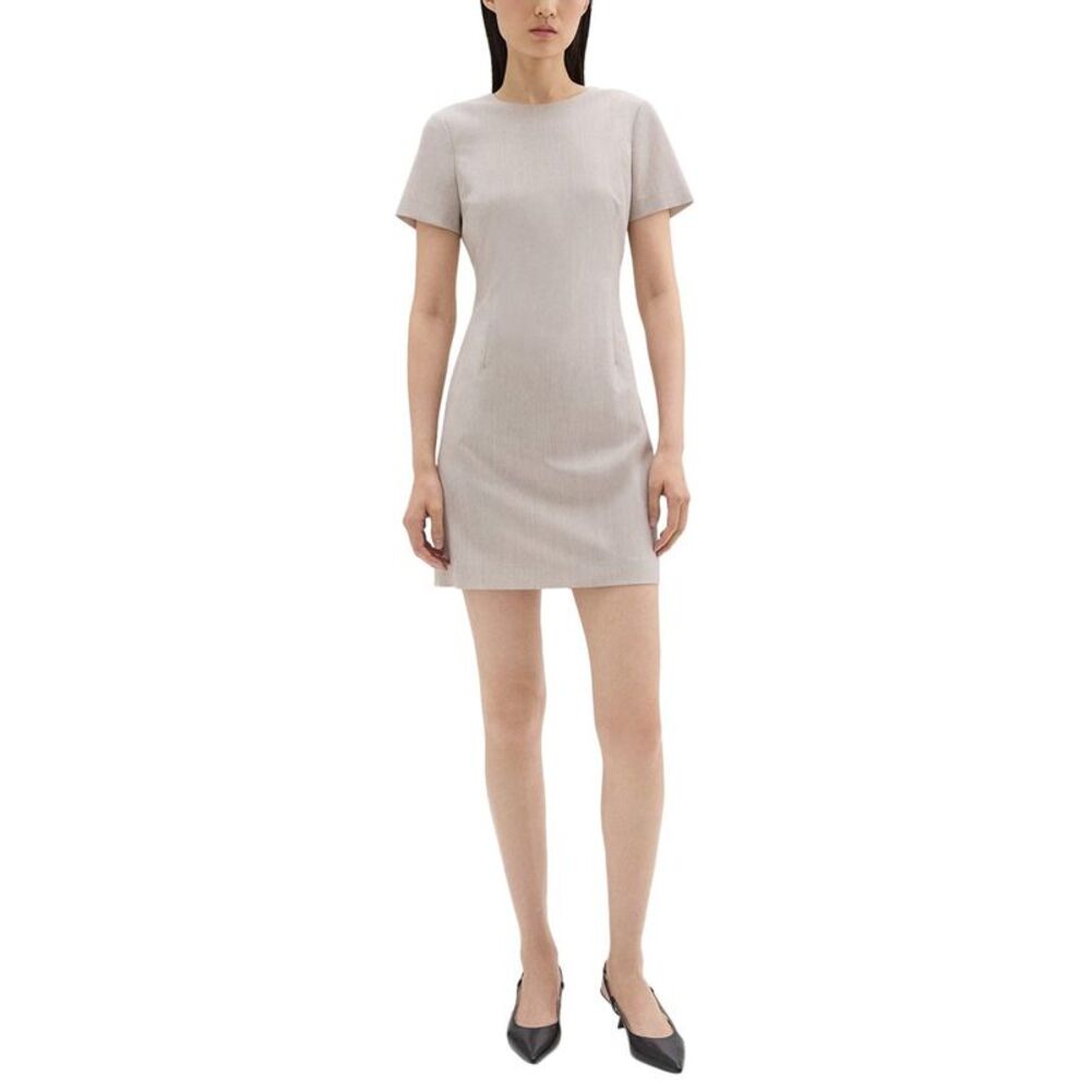 Theory Jatinn Wool-Blend Mini Dress